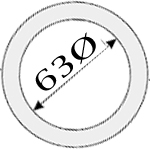 63Ø Flexschläuche ohne Reduzierung